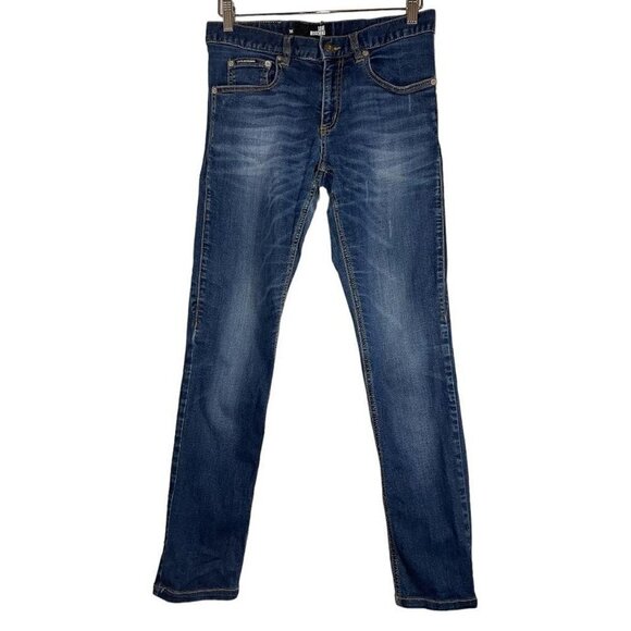Love Moschino Distressed Straight Leg Jean size 31 - Picture 1 of 7